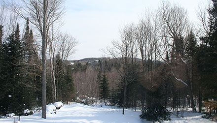 Paysage de Morin-Heights dans les Laurentides