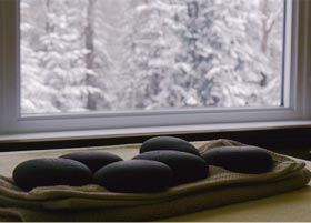 Pierres chaudes à massage